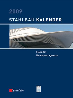 cover image of Stahlbau-Kalender 2009